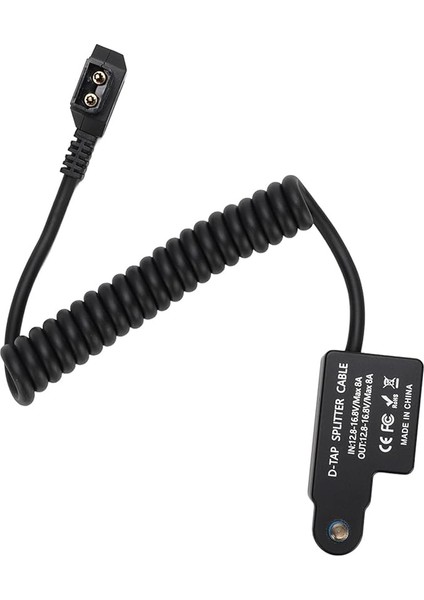Bağlantı Noktası D-Tap Ayırıcı Kablosu Voltaj Ekranlı, 8A Birden Fazla Cihaz Için Güç Kaynağı, D-Tap Splitter Için Tasarlanmış