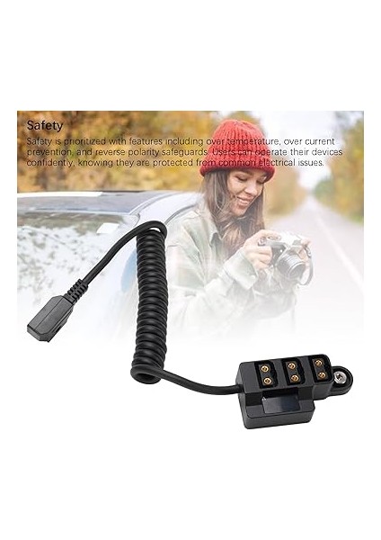 Bağlantı Noktası D-Tap Ayırıcı Kablosu Voltaj Ekranlı, 8A Birden Fazla Cihaz Için Güç Kaynağı, D-Tap Splitter Için Tasarlanmış fiyatları