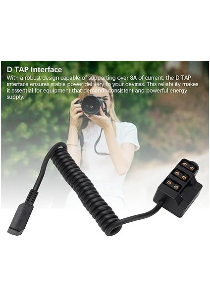 Bağlantı Noktası D-Tap Ayırıcı Kablosu Voltaj Ekranlı, 8A Birden Fazla Cihaz Için Güç Kaynağı, D-Tap Splitter Için Tasarlanmış modelleri