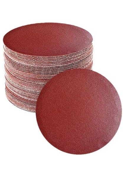 50 Adet Cırt Zımpara Spiral Avuç Içi Taşlama 115 mm Harman Paket