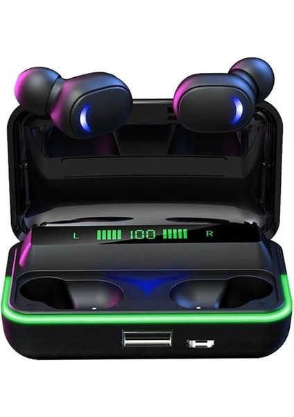 E10 Mipods Bt 5.1 Oyuncu Kulaklığı Işıklı LED Göstergeli Bluetooth Kulakiçi Kulaklık fiyatları