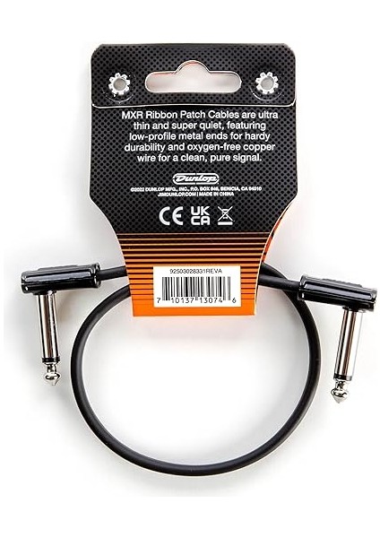 Dunlop, 1/4-Inç Dik Açı Mxr Şerit Yama Kablosu 1ft | 1ft (Dcpr1) fiyatları