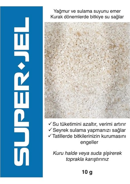 Süper Emici Polimer (1, 10 Gram)
