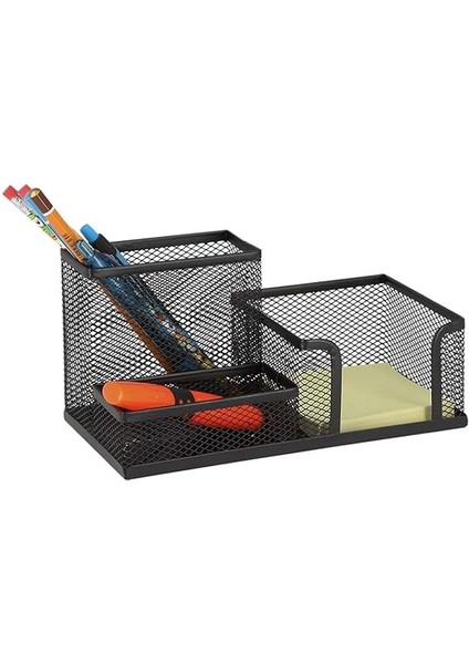Offıce Tel Metal Kalemlik, 3 Bölmeli, Siyah fiyatları