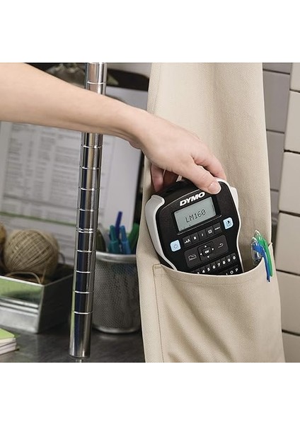 Dymo Lm 160 Elektronik Etiketleme Makinesi - 6/9/12 mm D1 Şeritlerle Uyumlu Kullanım indirimleri