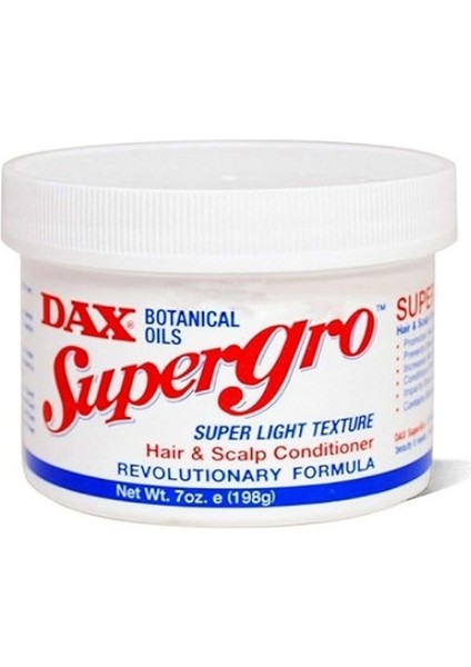 Dax Supergro Saç Güçlendirici Bakım Yağı 198 gr 1 Paket