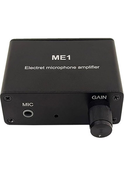 Me1 3,5 mm Kondansatörlü Mikrofon Kulaklık Amplifikatörü Kondansatörlü Mikrofon Amplifikatörü