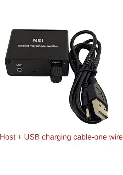 Me1 3,5 mm Kondansatörlü Mikrofon Kulaklık Amplifikatörü Kondansatörlü Mikrofon Amplifikatörü fırsatları