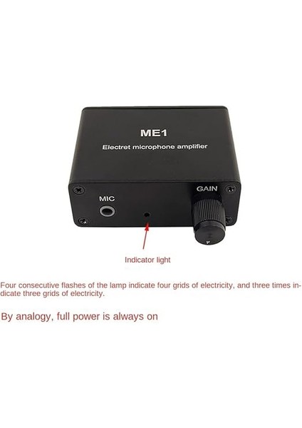 Me1 3,5 mm Kondansatörlü Mikrofon Kulaklık Amplifikatörü Kondansatörlü Mikrofon Amplifikatörü indirimleri