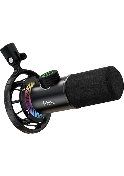 USB Oyun Mikrofonu, Pc Için Rgb Dinamik Mikrofonlar, Sessiz Düğmeli, Tak ve Çalıştır Kardioid Mikrofon, 16BIT/48KHZ ve 3,5 mm Kulaklık Jakı, Podcast, Akış Için - K658