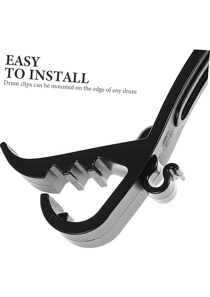 4 Adet Lü Davul Mikrofon Kelepçesi Darbeye Dayanıklı Mikrofon Standı Klipleri Taşınabilir ve Kullanım Için Uygun Standart Mikrofonlarla Uyumlu indirimleri