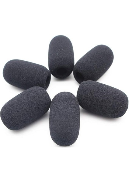 6 Parça Yoğun Köpük Mikrofon Cam Sünger Cam Mic Köpük Kapak Mic Muff Lightspeed Astro A50S Kulaklıklar Için