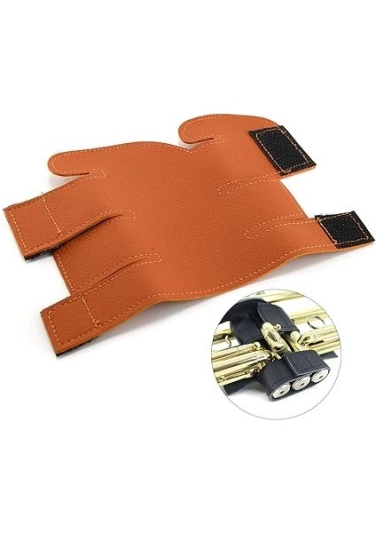 Trompet Vana Koruyucusu Pu Trompet Vana Aksesuarları Kahverengi fiyatları