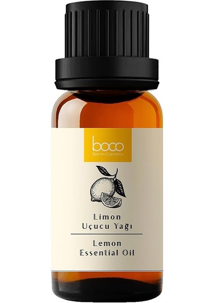 Born In Cosmetics DOĞAL%100 Saf Limon Yağı; Nemlendirici, Buhurdanlık, Masaj, Uyku, Banyo, Spa, Cilt ve Saç Bakımı Için - 10 ml (Limon)