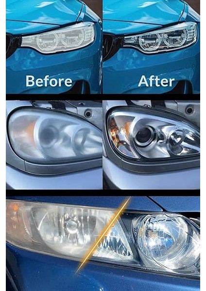 Buharlı Far Temizleme Far Parlatma Avantajlı Set Paket (Headlight Cleaner Kıt) fiyatları
