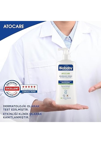 Atocare Bebek Kremi – Çok Kuru ve Atopiye Eğilimli Ciltler Için – 500 ml Pompalı Şişe – Prebiyotik & Postbiyotik Içerikli Nemlendirici Bakım Kremi fırsatları