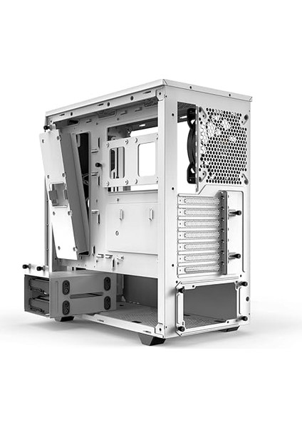Quiet! Pure Base 500 Window White Bilgisayar Kasası, 2 x Pure Wings 2 140 mm Fan, Airflow ve Silence Optimize Edilmiş Üst Kapak, 360 Mm'ye Kadar Radyatörler, Templer Camı, BGW35 indirimleri