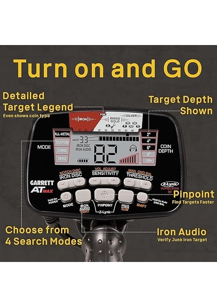 Metal Detectors ve Max Dedektörü, Ms-3, Pro-Pointer ve Z-Lynk, Taşıma Çantası ve Daha Fazlası (Paket 1) modelleri