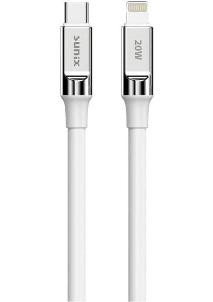 Sc-67 20W Usb-C Lightning Şarj ve Data Kablosu Beyaz fiyatları