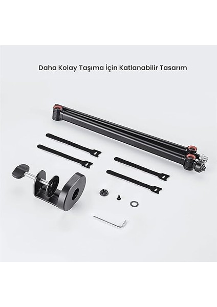 Ergonomik Premium Mikrofon Tutucu, Ayarlanabilir Kol ve Yükseklik Masa Mikrofon Standı indirimleri