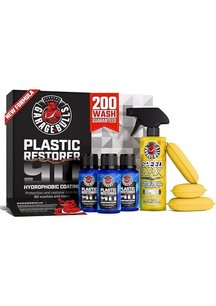 Plastik Yenileyici ve Onarıcı Seramik Kaplama 3lü Paket 120ML +Hediyeli