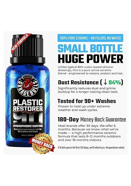 Plastik Yenileyici ve Onarıcı Seramik Kaplama 3lü Paket 120ML +Hediyeli fırsatları