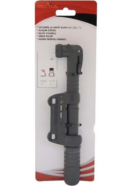 Bisiklet Pompası Siyah 22CM
