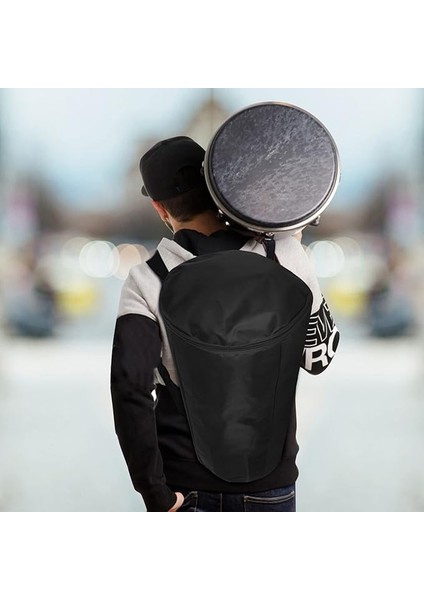 Davul Taşıma Çantası, Djembe Davul Kasası Djembe Çanta Kongo Çantaları Djembe Davul Taşıma Çantası Djembe Çanta Taşınabilir Su Geçirmez Siyah Omuz Afrika Davul Taşıma Çantası Taşınabilir