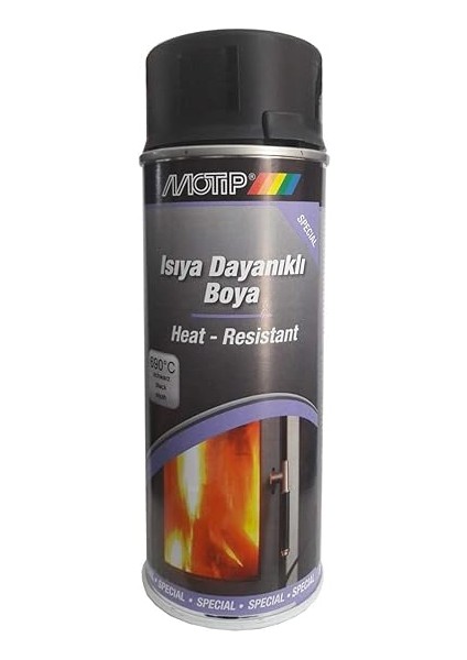 Siyah 60 °c Isıya Dayanıklı Sprey Boya 400 ml fiyatları