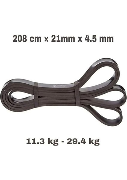 Direnç Lastiği ve Egzersiz Bandı Siyah Medium 11,3 kg – 29,4 kg - Dayanıklı ve Çok Amaçlı Egzersiz Ekipmanı modelleri