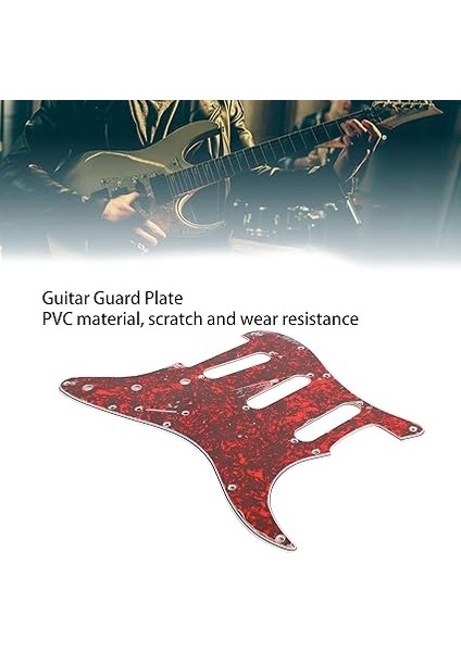 Gitar Pickguard, Alüminyum Folyo Koruyucu Pvc Gitar Koruma Değiştirme Elektro Gitar Seçim Koruma Çizilme Plakası (GSSS34) modelleri