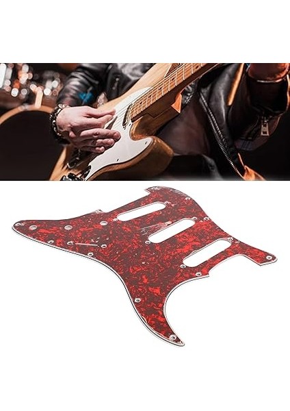 Gitar Pickguard, Alüminyum Folyo Koruyucu Pvc Gitar Koruma Değiştirme Elektro Gitar Seçim Koruma Çizilme Plakası (GSSS34) fırsatları