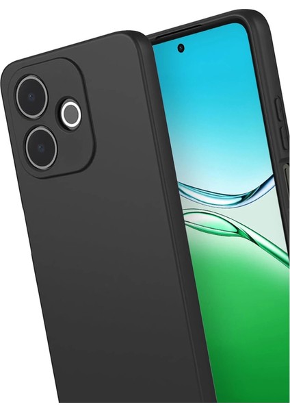 Oppo A5 Pro 4g First Silikon - Siyah modelleri