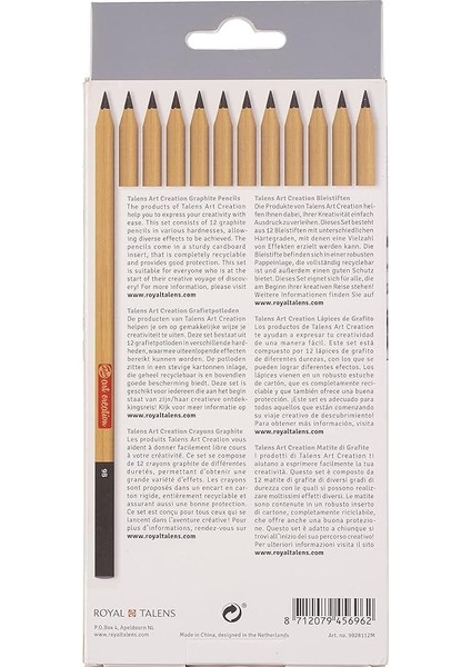 Art Creation 12'li Dereceli Kalem Eskiz Set modelleri