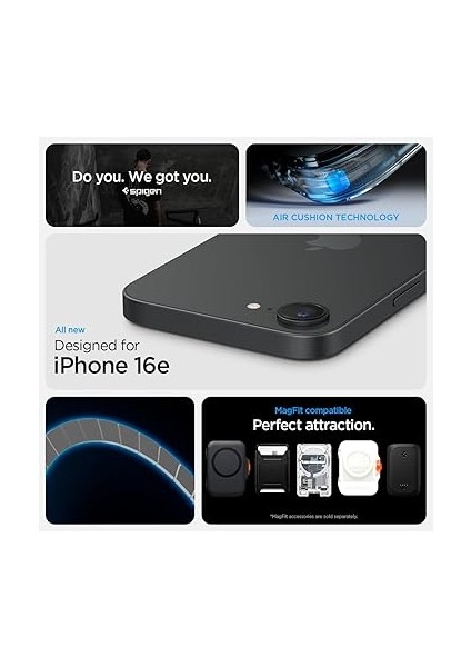 iPhone 16E ile Uyumlu Ince Magsafe Kılıf Ultra Hybrid Sararma Karşıtı Duraclear Hava Kanalı Teknolojisi Askeri Sınıf Koruma Magfit Clear White Şeffaf Kapak - ACS09139 fiyatları