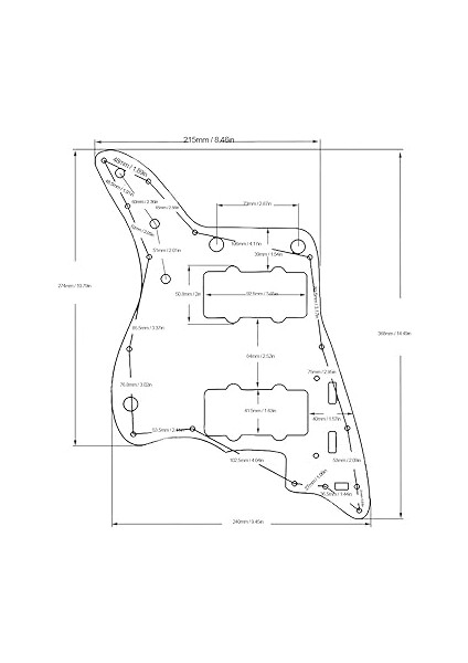 13 Delikli P Bas Pickguard, Hassas Bas Için Montaj Vidalı Kazıma Plakası, Jazzmaster Gitarlar Için Saf Alüminyum Folyo Koruma (Gold) fırsatları