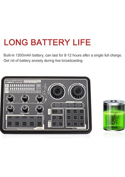 SK600 Çok Işlevli Dijital Ses Mikseri Bilgisayar Akıllı Telefon Için Bt Kablosuz Bağlantılı Harici Ses Kartı Şarkı Söyleme Canlı Yayın Oyun fiyatları