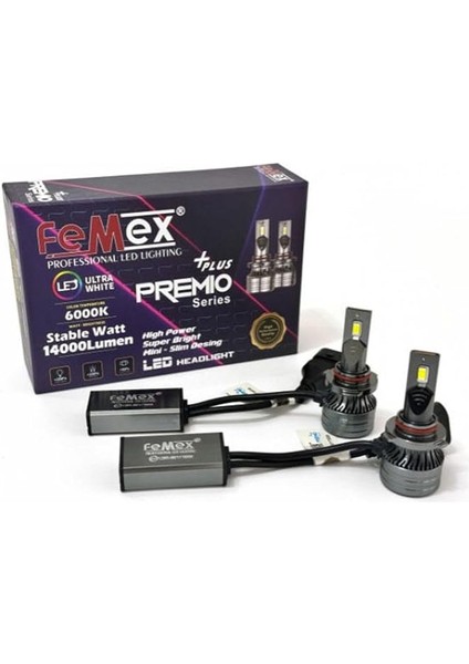 Plus Hb3 9005 Şimşek Etkili LED Xenon 14000 Lumen