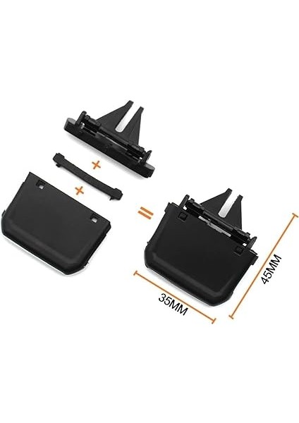 Tıguan Ile Uyumlu Ön Orta Havalandırma Klima Izgarası Yönlendirme Klipsi. 5NB819703 / 5NB819728 indirimleri