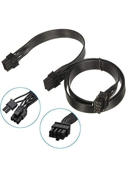 4292 Pci-E 8 Pin 2x Ekran Kartı Power Güç Çoklayıcı Y Kablosu indirimleri