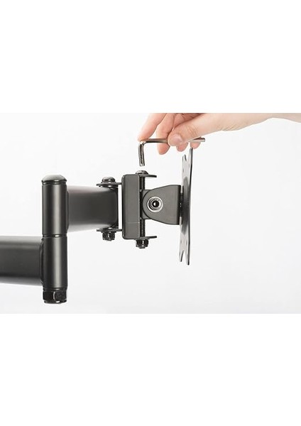 DA-90364 Evrensel Dört Kat Monitör Tutucu Stand/kelepçeli Montaj Siyah modelleri