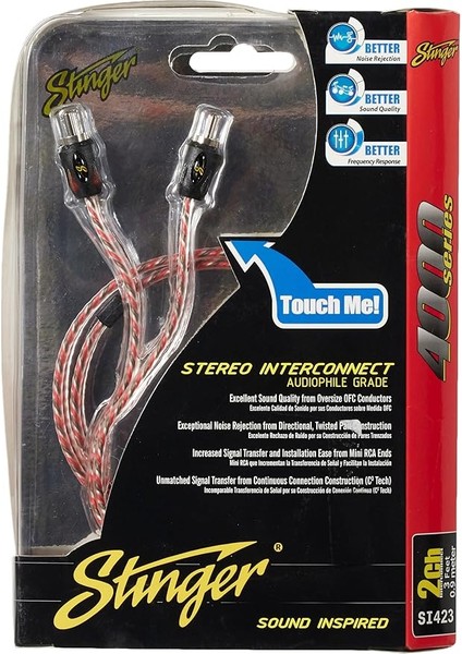 SI423 2-Kanal,yönlü Bükümlü Ofc Krom Uç Konnektör, Rca