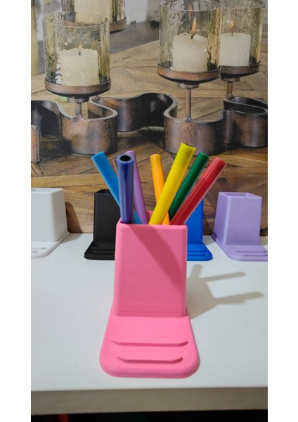 Telefon Standı Olabilen Kalemlik | 5 Renk Seçeneği | Pla Doğa Dostu Tasarım