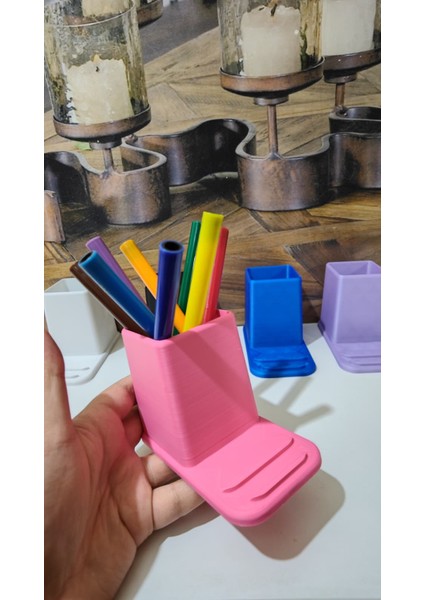 Telefon Standı Olabilen Kalemlik | 5 Renk Seçeneği | Pla Doğa Dostu Tasarım fırsatları