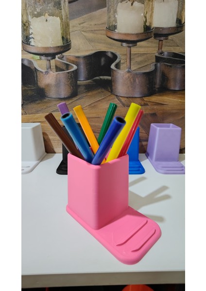 Telefon Standı Olabilen Kalemlik | 5 Renk Seçeneği | Pla Doğa Dostu Tasarım