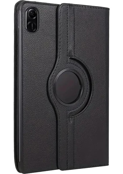 Huawei Honor Pad 10 12.1 Kılıf 360 Tablet Deri Kılıf - Siyah