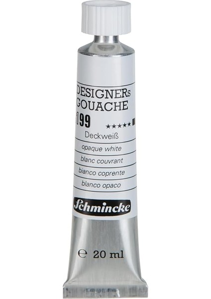 Hks Designers' Gouache Guaj Boya 20 ml Tüp 199 Opaque White