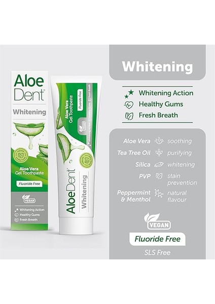 Dent Whitening, Ekstra Beyazlatıcı Diş Macunu, Florürsüz, 100 ml fiyatları