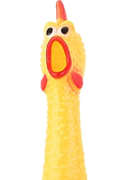 Home Çığlık Tavuk Oyuncak Sarı Kauçuk Squaking Tavuk Oyuncak Yenilik ve Dayanıklı Kauçuk Tavuk Stres Giderici Yetişkinler Çocuklar Için Komik Güvenlik Oyuncak Evcil Hayvanlar (30 Cm) modelleri