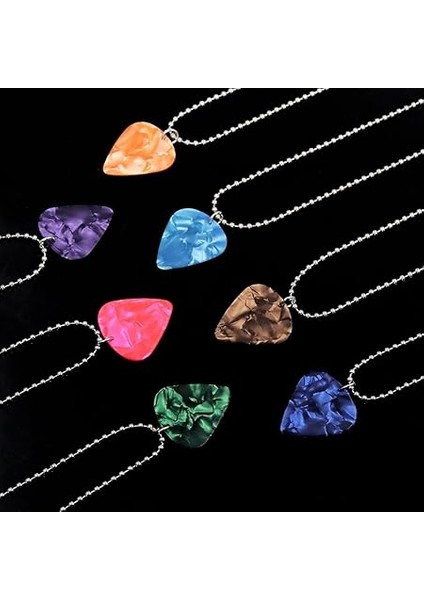 Kalp Şekilli Yakut Kolye Ucu, 4 Adet, Rock-Nok-Gitar Penası Kolye, Ukulele E-Bas Gitar Sevenler Için Asılı Pena fiyatları